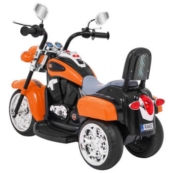 Motorek Chopper NightBike Pomarańczowy